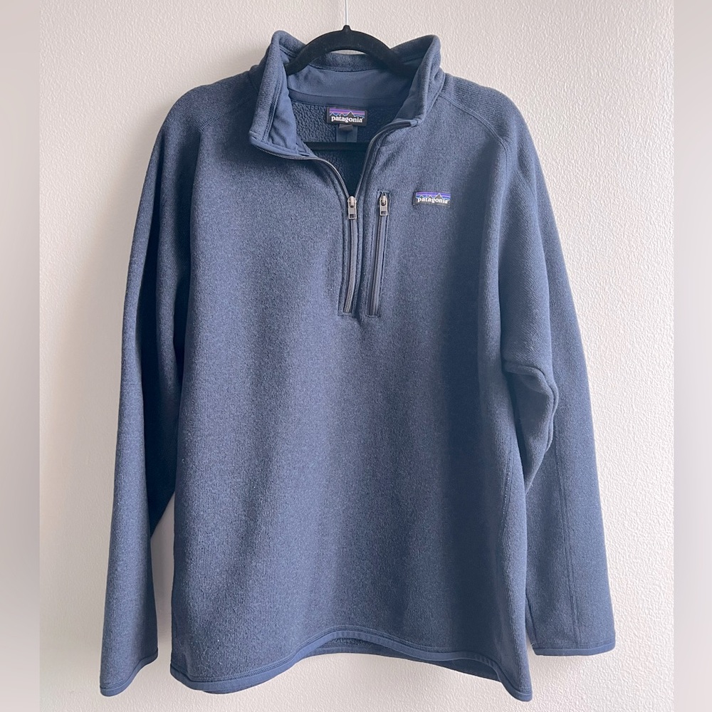 Men’s XL Patagonia Better Sweater 1/4 Zip Fleece - Navy